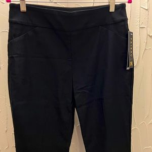 Tribal black Flatten It Ankle pants.